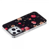 iPhone 15 Pro Max Skal Motiv Rosor Svart