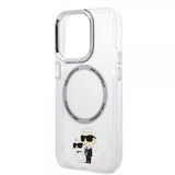 Karl Lagerfeld iPhone 15 Pro Max Skal NFT Karl & Choupette Transparent