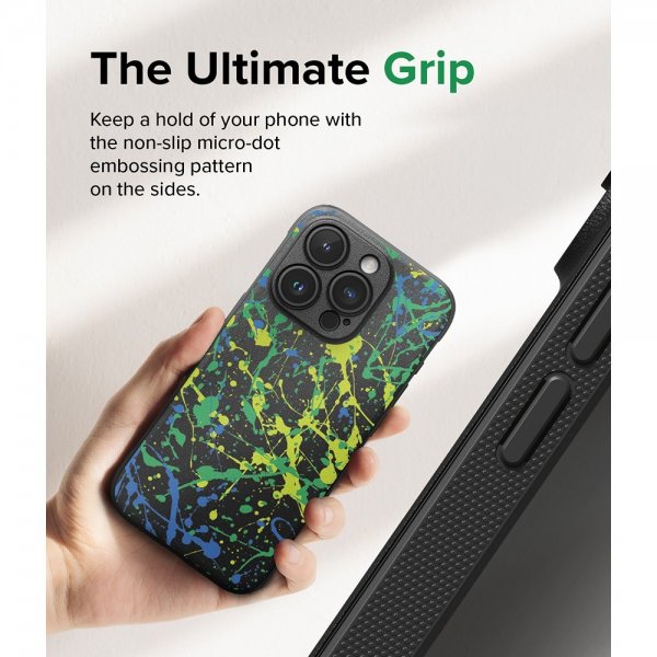 Ringke iPhone 15 Pro Max Skal Onyx Design Action Painting