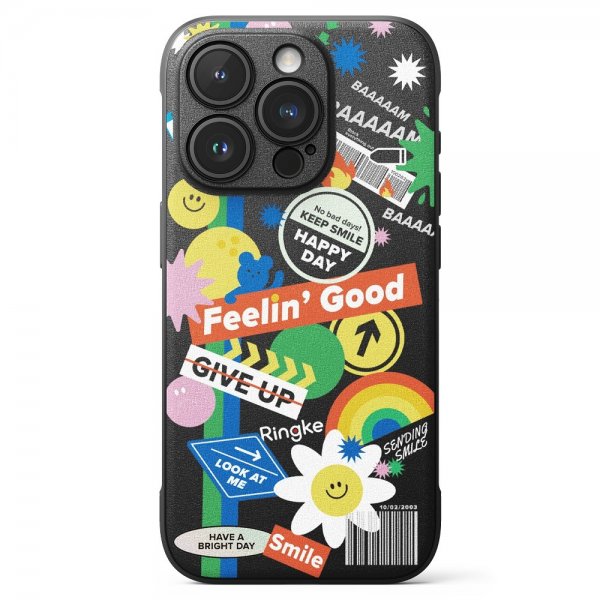 Ringke iPhone 15 Pro Max Skal Onyx Design Sticker