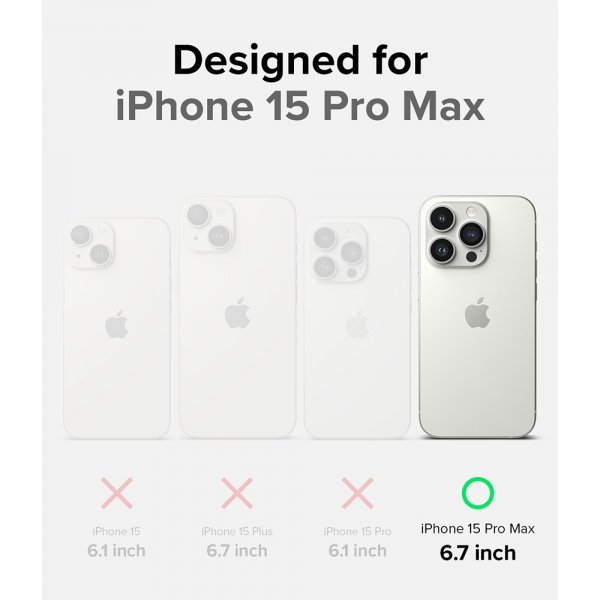 Ringke iPhone 15 Pro Max Skal Onyx Svart