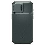 Spigen iPhone 15 Pro Max Skal Optik Armor MagFit Abyss Green