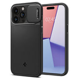 Spigen iPhone 15 Pro Max Skal Optik Armor MagFit Svart