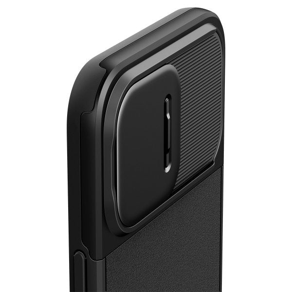 Spigen iPhone 15 Pro Max Skal Optik Armor MagFit Svart