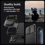 Spigen iPhone 15 Pro Max Skal Optik Armor MagFit Svart