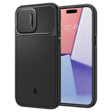 Spigen iPhone 15 Pro Max Skal Optik Armor MagFit Svart