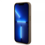 Guess iPhone 15 Pro Max Skal Perforated Glitter Brun