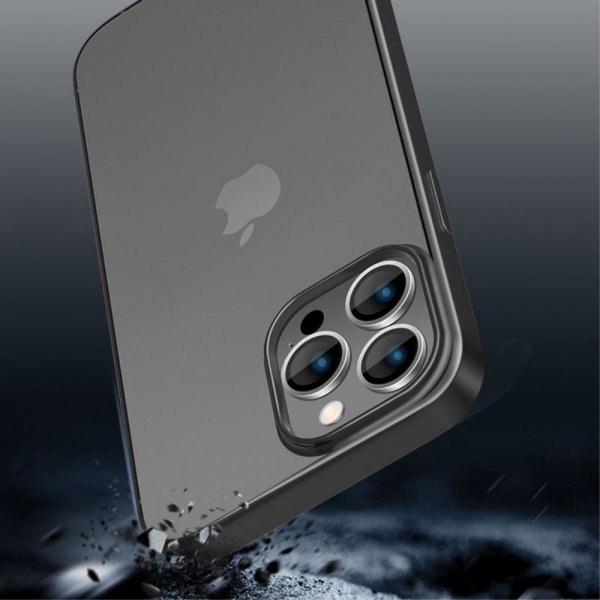 X-Level iPhone 15 Pro Max Skal Pläterad Kant Guld