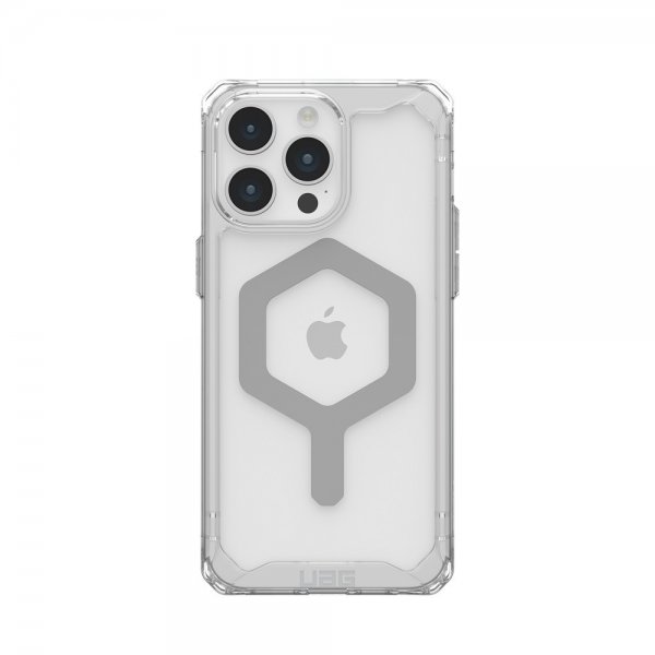 Urban Armor Gear (UAG) iPhone 15 Pro Max Skal Plyo MagSafe Ice Silver