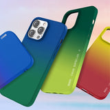 X-Level iPhone 15 Pro Max Skal Rainbow Series Gul