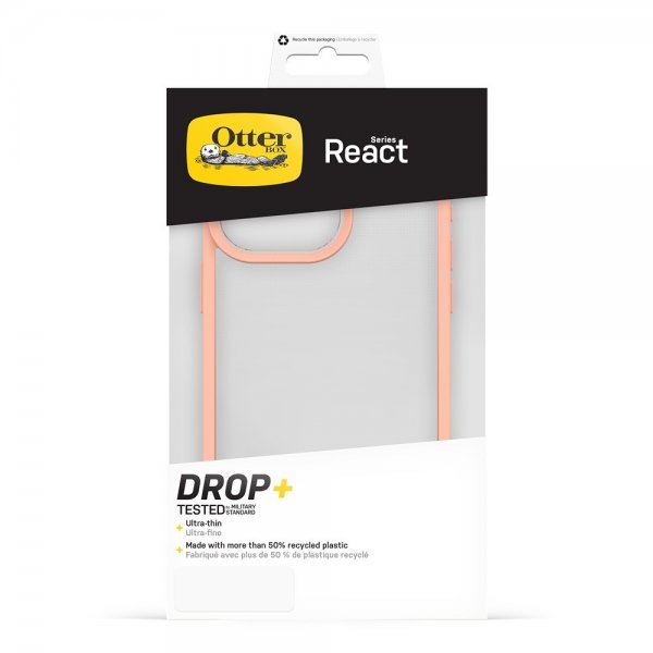 Otterbox iPhone 15 Pro Max Skal React Peach Perfect