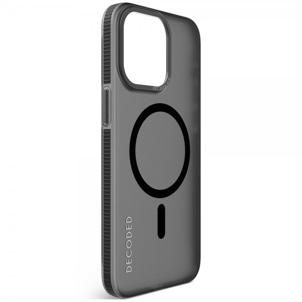 Decoded iPhone 15 Pro Max Skal Recycled Plastic Clear Case Transparent Svart