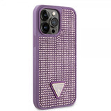 Guess iPhone 15 Pro Max Skal Rhinestone Lila