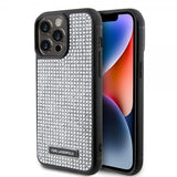 Karl Lagerfeld iPhone 15 Pro Max Skal Rhinestone Silver