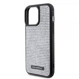 Karl Lagerfeld iPhone 15 Pro Max Skal Rhinestone Silver