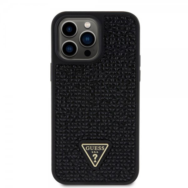 Guess iPhone 15 Pro Max Skal Rhinestone Svart