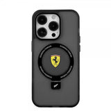 Ferrari iPhone 15 Pro Max Skal Ring Stand MagSafe Svart
