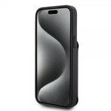 Karl Lagerfeld iPhone 15 Pro Max Skal Saffiano Card Slots & Stand Svart