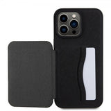 Karl Lagerfeld iPhone 15 Pro Max Skal Saffiano Card Slots & Stand Svart