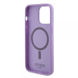 Guess iPhone 15 Pro Max Skal Saffiano MagSafe Lila