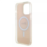 Guess iPhone 15 Pro Max Skal Script MagSafe Rosa