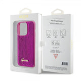 Guess iPhone 15 Pro Max Skal Sequin Fuschia
