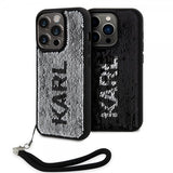 Karl Lagerfeld iPhone 15 Pro Max Skal Sequin Svart