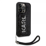 Karl Lagerfeld iPhone 15 Pro Max Skal Sequin Svart