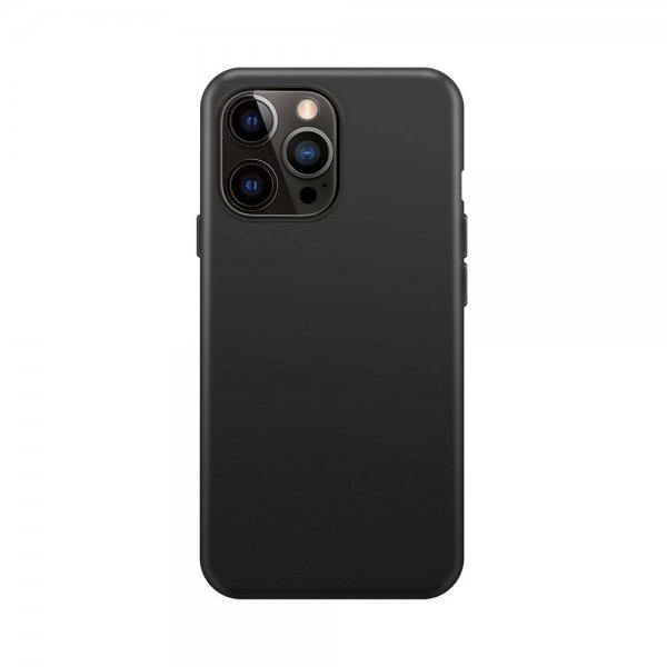 Xqisit iPhone 15 Pro Max Skal Silicone Case Svart