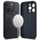 Ringke iPhone 15 Pro Max Skal Silicone Magnetic Deep Blue