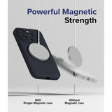 Ringke iPhone 15 Pro Max Skal Silicone Magnetic Deep Blue