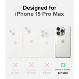 Ringke iPhone 15 Pro Max Skal Silicone Magnetic Grå