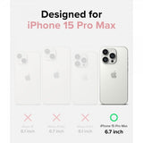 Ringke iPhone 15 Pro Max Skal Silicone Magnetic Pink Sand