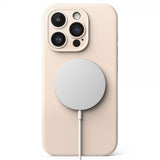 Ringke iPhone 15 Pro Max Skal Silicone Magnetic Pink Sand