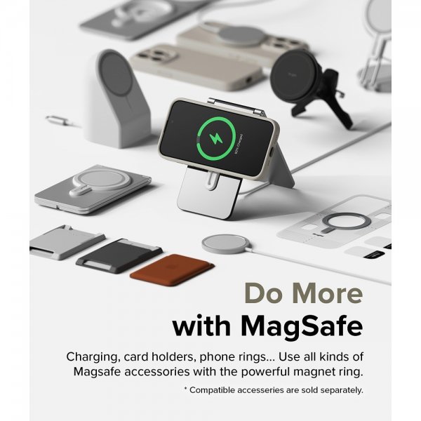 Ringke iPhone 15 Pro Max Skal Silicone Magnetic Stone