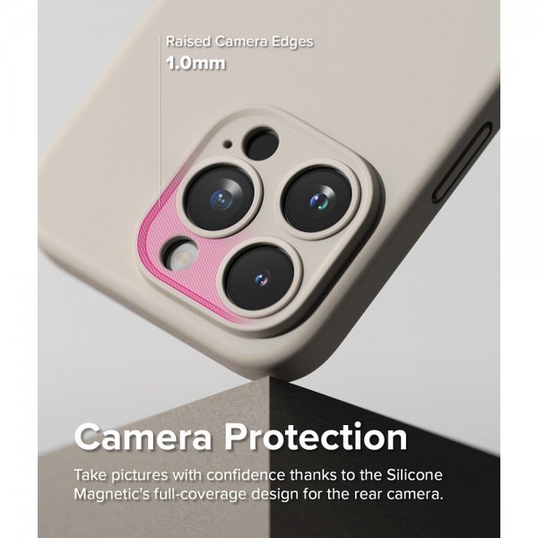 Ringke iPhone 15 Pro Max Skal Silicone Magnetic Stone