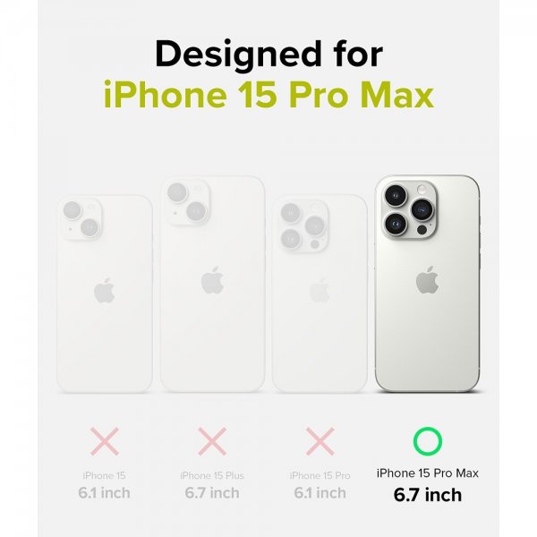 Ringke iPhone 15 Pro Max Skal Silicone Magnetic Sunny Lime