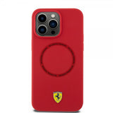 Ferrari iPhone 15 Pro Max Skal Silicone MagSafe Röd