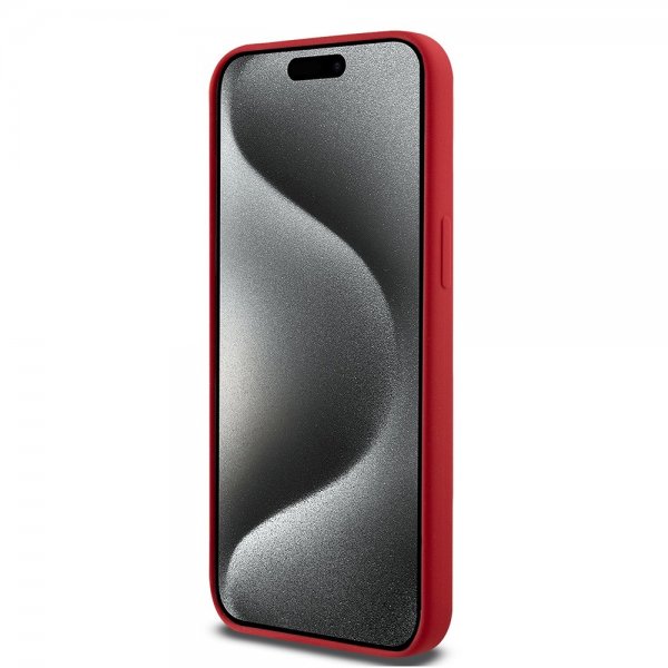Ferrari iPhone 15 Pro Max Skal Silicone MagSafe Röd