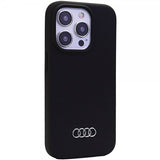 Audi iPhone 15 Pro Max Skal Silicone Svart