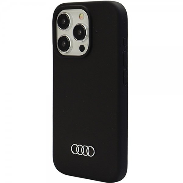 Audi iPhone 15 Pro Max Skal Silicone Svart