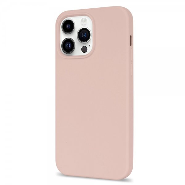 iPhone 15 Pro Max Skal Silikon Ljusrosa