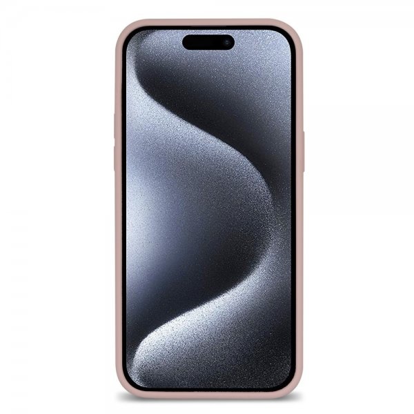 iPhone 15 Pro Max Skal Silikon Ljusrosa
