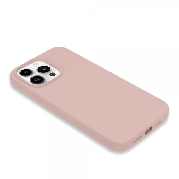 iPhone 15 Pro Max Skal Silikon Ljusrosa