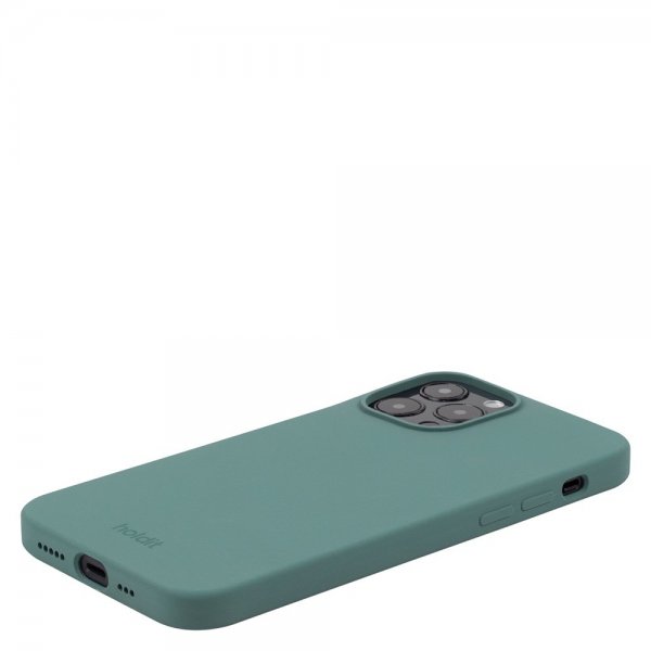 Holdit iPhone 15 Pro Max Skal Silikon Moss Green