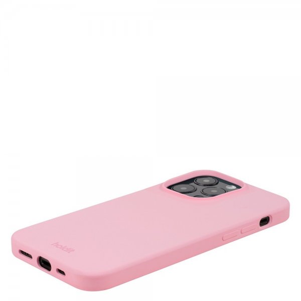 Holdit iPhone 15 Pro Max Skal Silikon Rosa