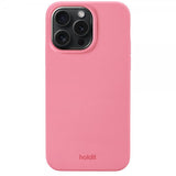 holdit iPhone 15 Pro Max Skal Silikon Rouge Pink