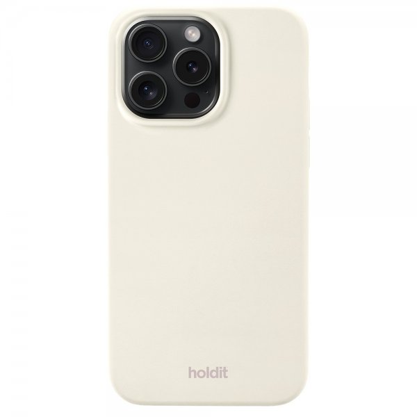 holdit iPhone 15 Pro Max Skal Silikon Soft Linen