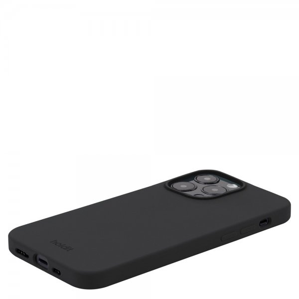 holdit iPhone 15 Pro Max Skal Silikon Svart
