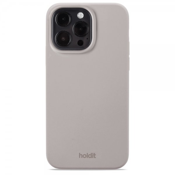 Holdit iPhone 15 Pro Max Skal Silikon Taupe